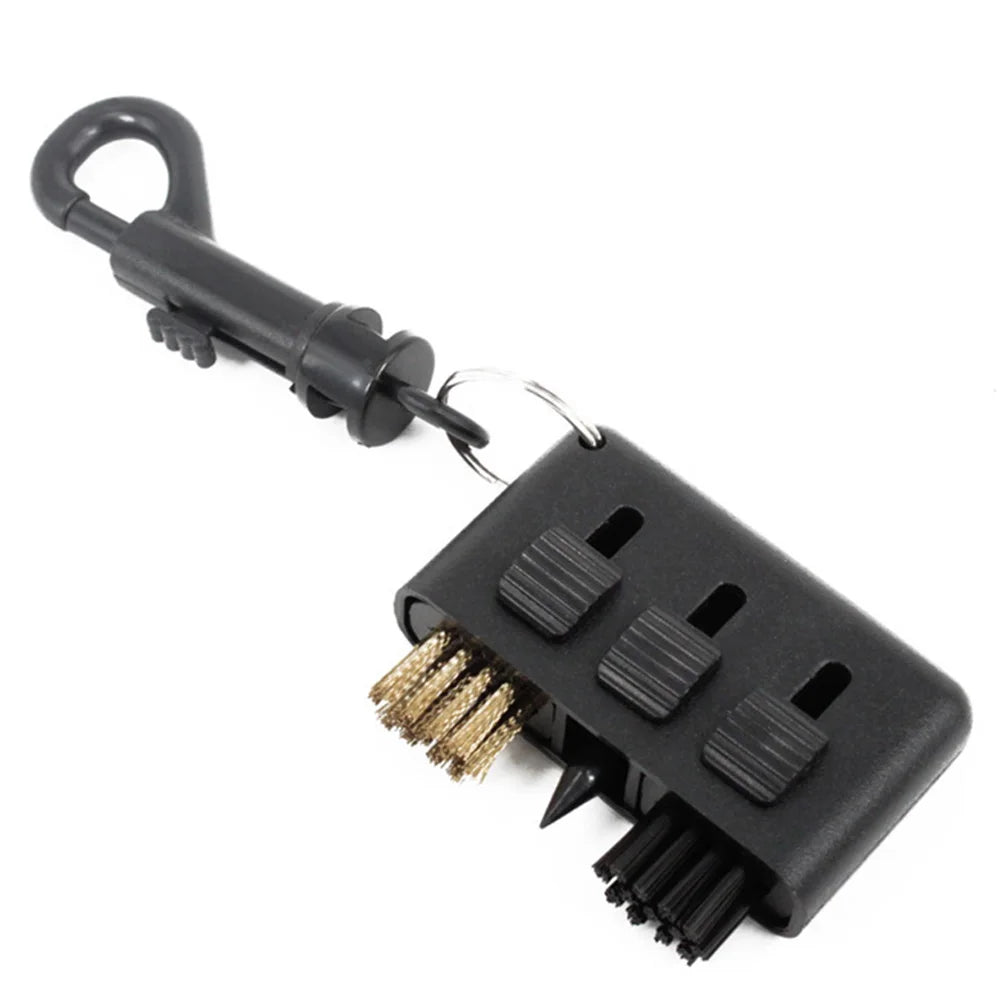3-in-1 Golf Club Groove Cleaning Brush