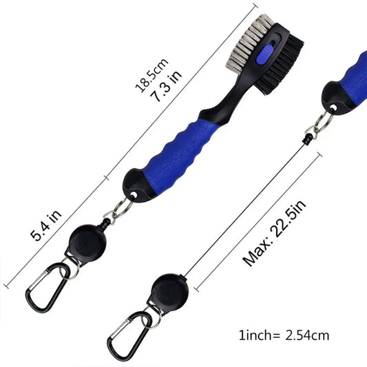 Double Sided Brush with Groove Sharpening Tool