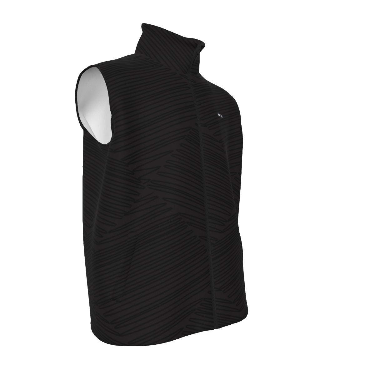 Wavey Stand-up Collar Vest