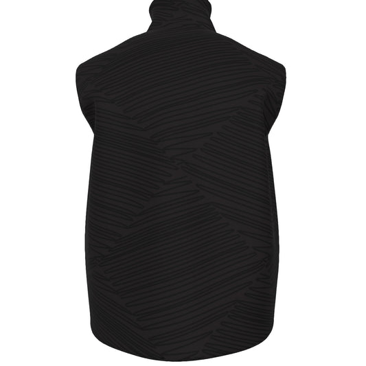Wavey Stand-up Collar Vest