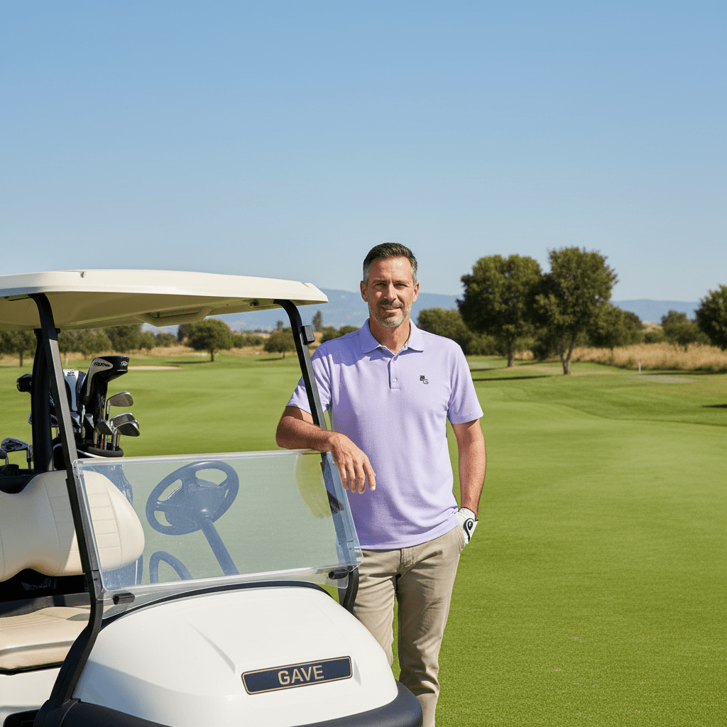 Aeris Polo - Sky - Aeris Golf