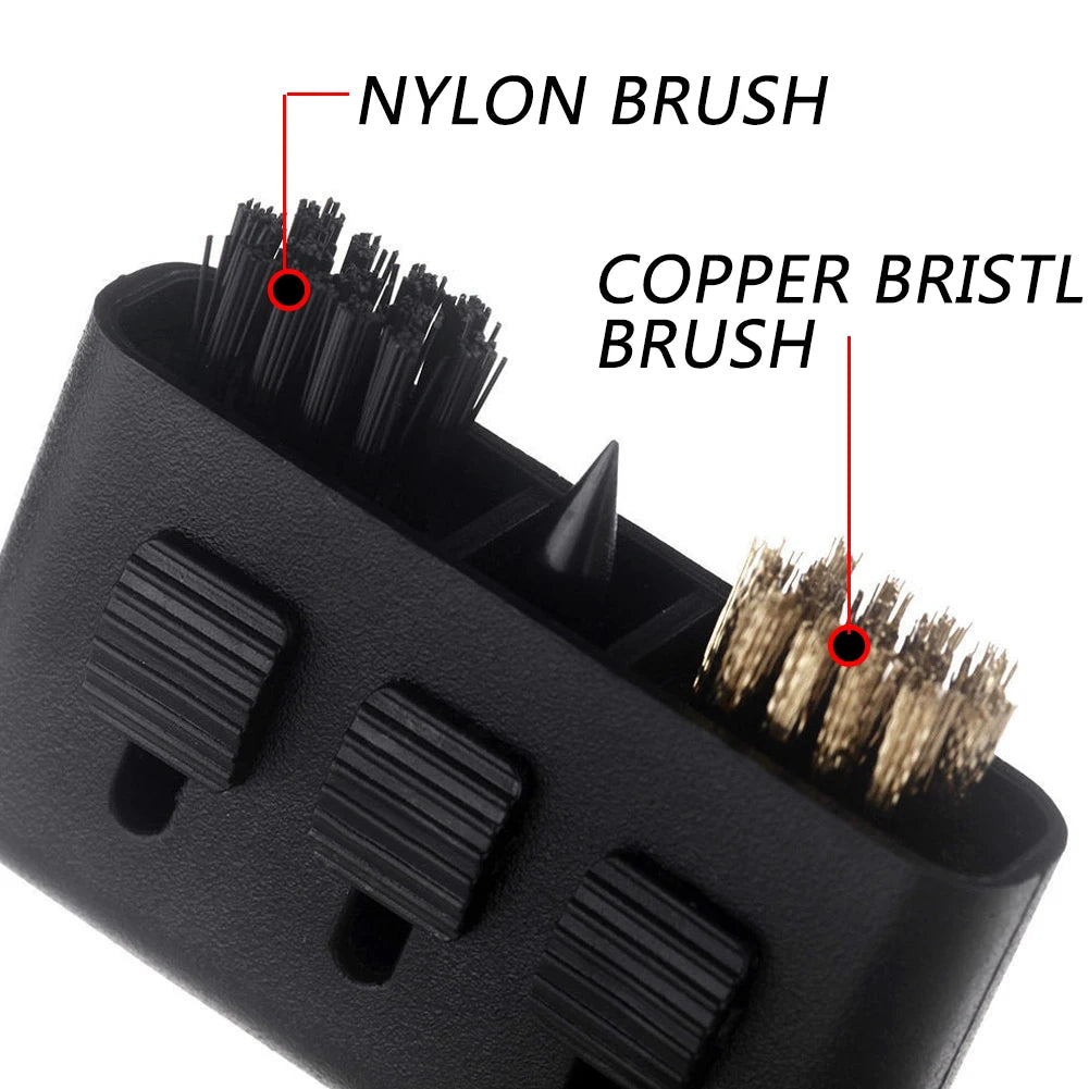 3-in-1 Golf Club Groove Cleaning Brush