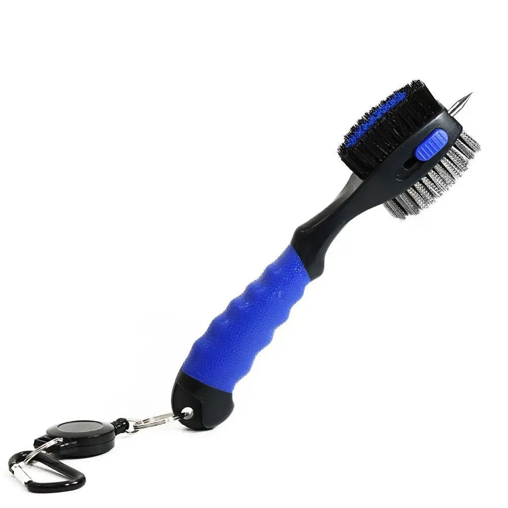 Double Sided Brush with Groove Sharpening Tool - Aeris Golf