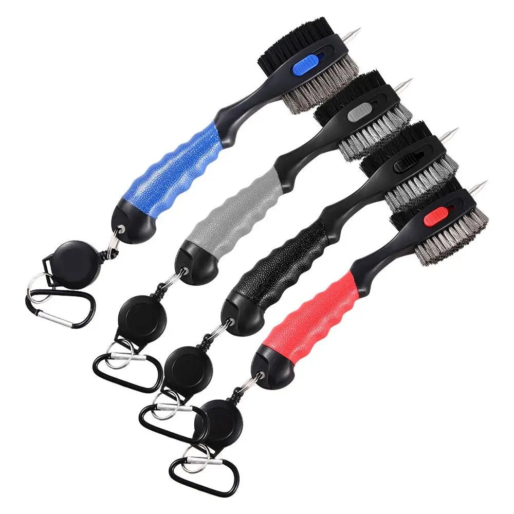 Double Sided Brush with Groove Sharpening Tool - Aeris Golf