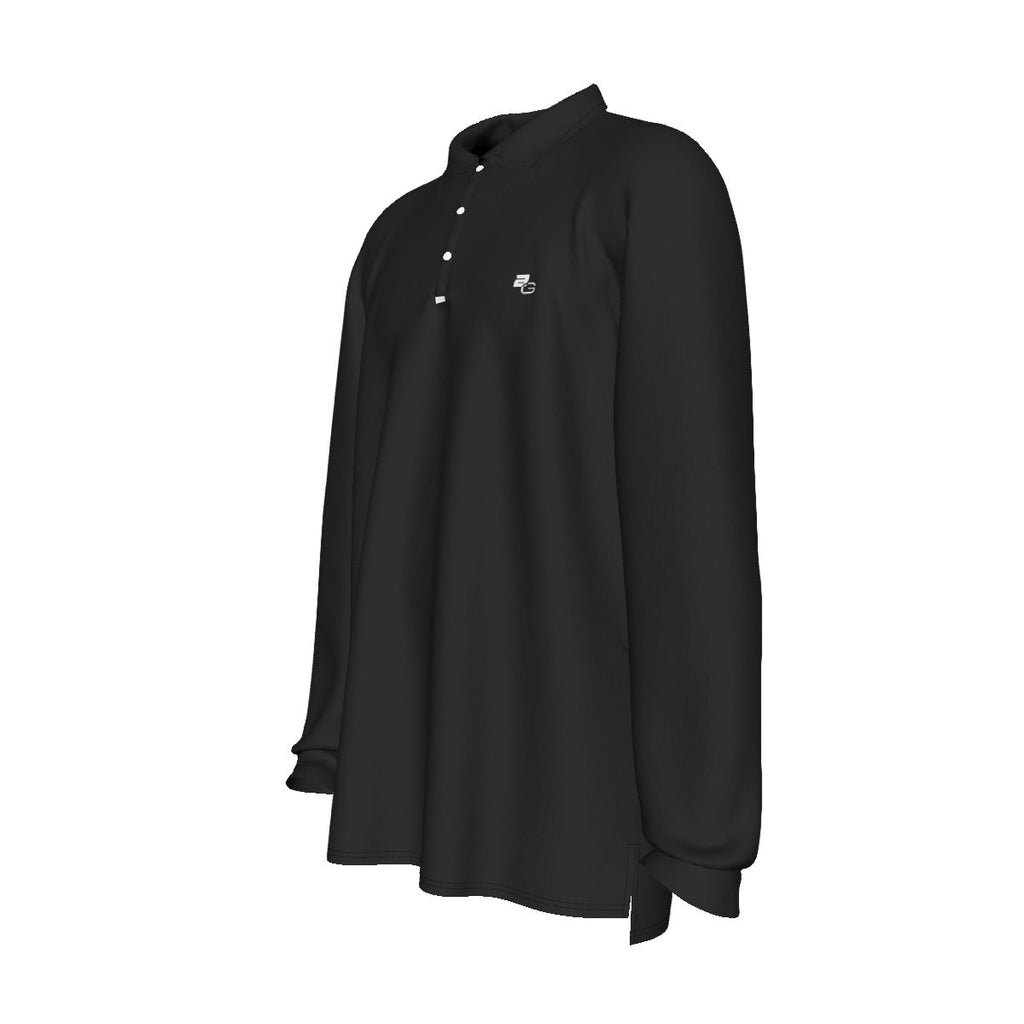 Stylish Long Sleeve Polo for Men - Aeris Golf