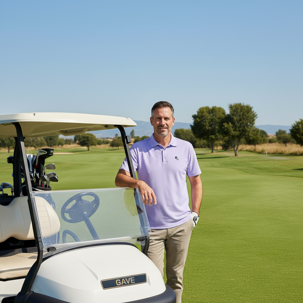 maybe just by a golf cart instead