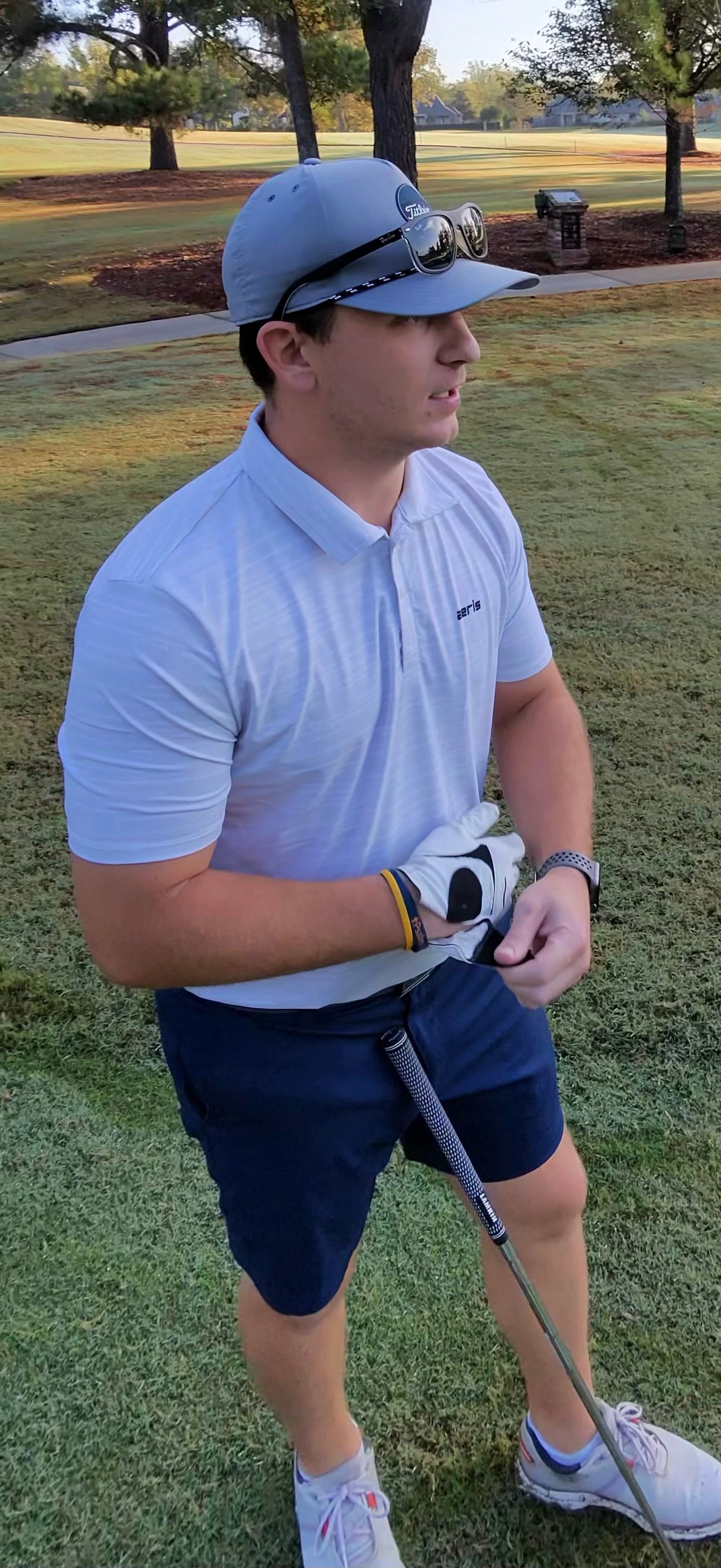 Aeris Polo Stripe - Premium Golf Polo Shirt | Aeris Golf