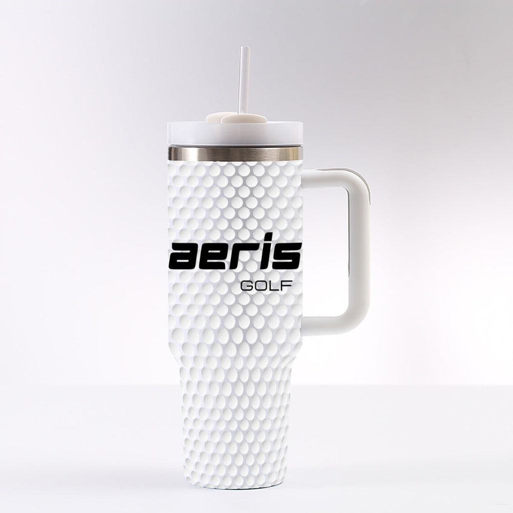 White 40 oz Aeris Tumbler - Premium Golf Drinkware | Aeris Golf - Aeris Golf